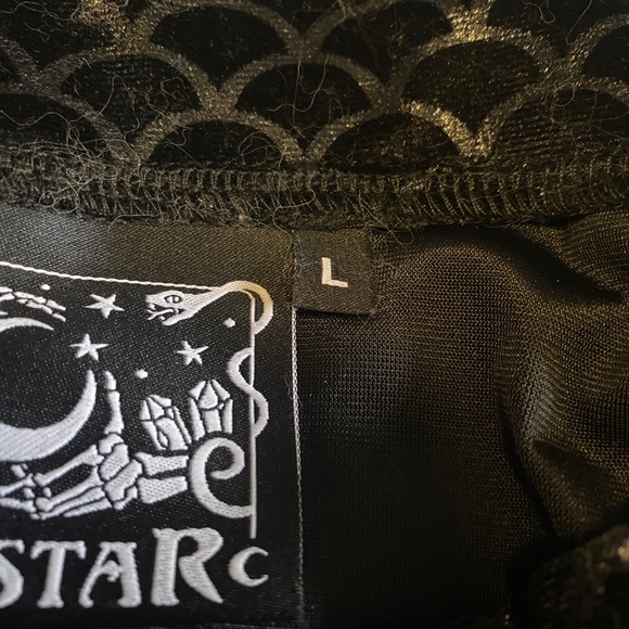 Killstar Black Sea Skater Skirt - Picture 3 of 5